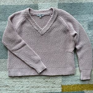 UNTIL 6/20! Madewell V-Neck Crop Sweater Wisteria